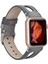 Apple Watch Uyumlu Deri Kordon Ba2 42-44MM RST9EF Gri 3