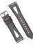 Apple Watch Uyumlu Deri Kordon Ba2 42-44MM RST9EF Gri 5