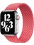 Apple Watch Uyumlu 42-44MM KRD15 Örgü Kordon L Beden Pembe 1