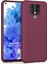 Matte Silicone Tecno Camon 16 Kılıf Mor 1