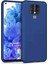 Matte Silicone Tecno Camon 16 Kılıf Lacivert 1