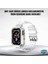 Apple Watch Uyumlu Series 7 45MM Kordon Transparent Clear Band Şeffaf 2