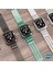 Apple Watch Uyumlu Series 7 45MM Kordon Transparent Clear Band Şeffaf 5