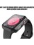 Apple Watch Uyumlu Series 7 45MM Kılıf Matte Premium Slim Watch Uyumluband Siyah 2