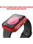 Apple Watch Uyumlu Series 7 45MM Kılıf Matte Premium Slim Watch Uyumluband Kırmızı 2