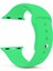 Apple Watch Uyumlu Series 7 45MM Silikon Kordon Yeşil 1