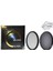 Nikon D5500 D5600 18-55mm Lens Için 55mm Xs-Pro Slim Cpl Polarize + Slim Nd8 3 Stop Nd Filtre 1