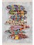 Bazaarforum Dekoratif Saçaklı Mermer Desen Yeni Model Pvc Deri Kaymaz Taban Dijital Baskı Halı 80X300 cm CK-531 2