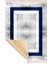 Bazaarforum Dekoratif Saçaklı Mermer Desen Yeni Model Pvc Deri Kaymaz Taban Dijital Baskı Halı 100X200 cm CK-585 1