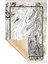 Bazaarforum Dekoratif Saçaklı Mermer Desen Yeni Model Pvc Deri Kaymaz Taban Dijital Baskı Halı 80X200CM CK-574 1