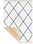 Bazaarforum Dekoratif Saçaklı Mermer Desen Yeni Model Pvc Deri Kaymaz Taban Dijital Baskı Halı 130X180CM CK-606 1