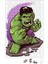 Hulk Chibi Puzzle 240 Parça Yapboz 1