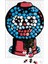 Gumball Şeker Makinesi Puzzle 240 Parça Yapboz 1