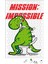 Dinosaur Dinazor Mission Impossible Puzzle 240 Parça Yapboz 1