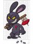 Looney Tunes Evil Bunny Cartoon Puzzle 240 Parça Yapboz 1