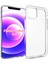 Casestreet Apple iPhone 13 Mini Kılıf Süper Silikon Renksiz + Nano Glass Renksiz 1