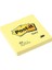 3m Post-It 654 Yapışkanlı Not Kağıdı 76 mm x 76 mm Sarı 100 Yaprak 1