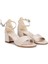Kiko 769 Kum Cilt Günlük Kız Çocuk 3 cm Topuk Sandalet Ayakkabı Ten 3