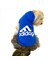 Saks Mavi Adidog Kapşonlu Duo Köpek Sweatshirt Köpek Kazağı S 1
