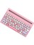 Mini 79-Anahtar Retro Yuvarlak Keycaps Bluetooth Klavye Daktilo Taşınabilir (Yurt Dışından) 1