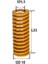 Tabla Yayı Iç Çap 5mm Boy 25MM(4 Adet Sarı) 4