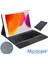 iPad 7.nesil 10.2 Inch 2019 Bluetooth Touchpad Klavye + Standlı Kılıf - Bkk5 3