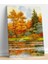 Kanvas Tablo, Göl Kenarında Autumne Ormanı 2