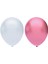 Metalik Balon Seti 20 Adet ( Beyaz, Pembe) 1
