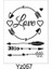 Yazı Desenler Stencil Şablon 21X30 YZ-057 1