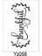 Yazı Desenler Stencil Şablon 15X30 YZ-058 1
