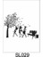 Siluet Desenler Stencil Şablon 21X30 SL-029 1