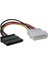 Sata Power 4 Pin Ata To Sata Çevirici Dönüştürücü 15 cm Kablo 1