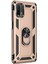 Xiaomi Redmi Note 9 4g Kılıf Military Ring Holder Gold 2