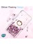 Oppo A16 Kılıf Glitter Liquid Holder Mor 3