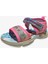 Çocuk Kız Pembe Retro Sandalet 2