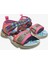 Çocuk Kız Pembe Retro Sandalet 4
