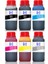 Canon Pgı 650XL Clı 651XL Kartuş Mürekkebi 6 Renk 250ML Mürekkep Seti 1