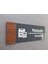 Wooden Serisi Muhasebe Yönlendirme Tabelası 24 x 9 cm 1