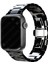 Apple Watch 7 6 Se 5 4 3 2 1 - 38 / 40 / 41 mm Uyumlu Seramik Metal Kordon Premium Seramik Kayış - Siyah 3