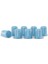 Knob Cap Set Blue (Set Of 8) 1