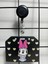 Siyah Love Minnie Mouse Yan Yaka Kart Kılıfı 1