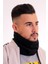 Unisex Siyah Polar Bere Boyunluk 3
