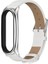 Xiaomi Mi Band Için Metal Kabuk ile Çılgın At Kayışı 6/5/4/3 Kahverengi Gümüş (Yurt Dışından) 2