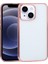 Apple Apple iPhone 13 Mini 5.4inç Lazer Kaplama Renkli Kenar Şeffaf Kılıf 1