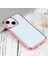 Apple Apple iPhone 13 Mini 5.4inç Lazer Kaplama Renkli Kenar Şeffaf Kılıf 2