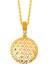 Yaşam Çiçeği 14 Ayar Altın Kolye 1