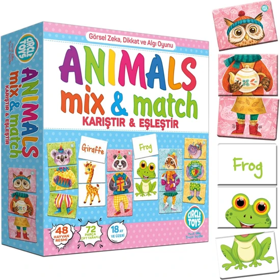 Circle Toys Animals Mix & Match