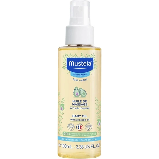 Mustela Massage Oil - Bebek Masaj Yağı 100 ml