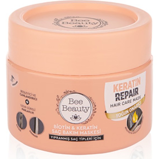 Bee Beauty Keratin & Biotin Saç Bakım Maskesi 300 ml