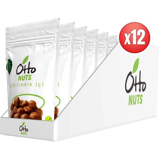 Otto Nuts Vegan Çiğ Fındık 12 x 40 g